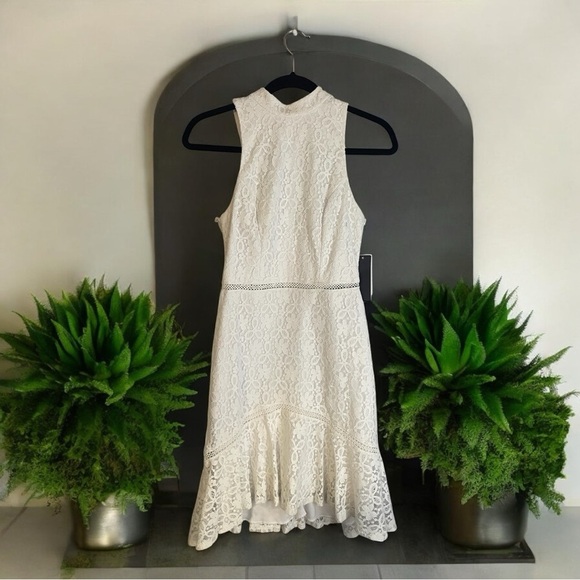 White Lace Dress - Picture 4 of 9